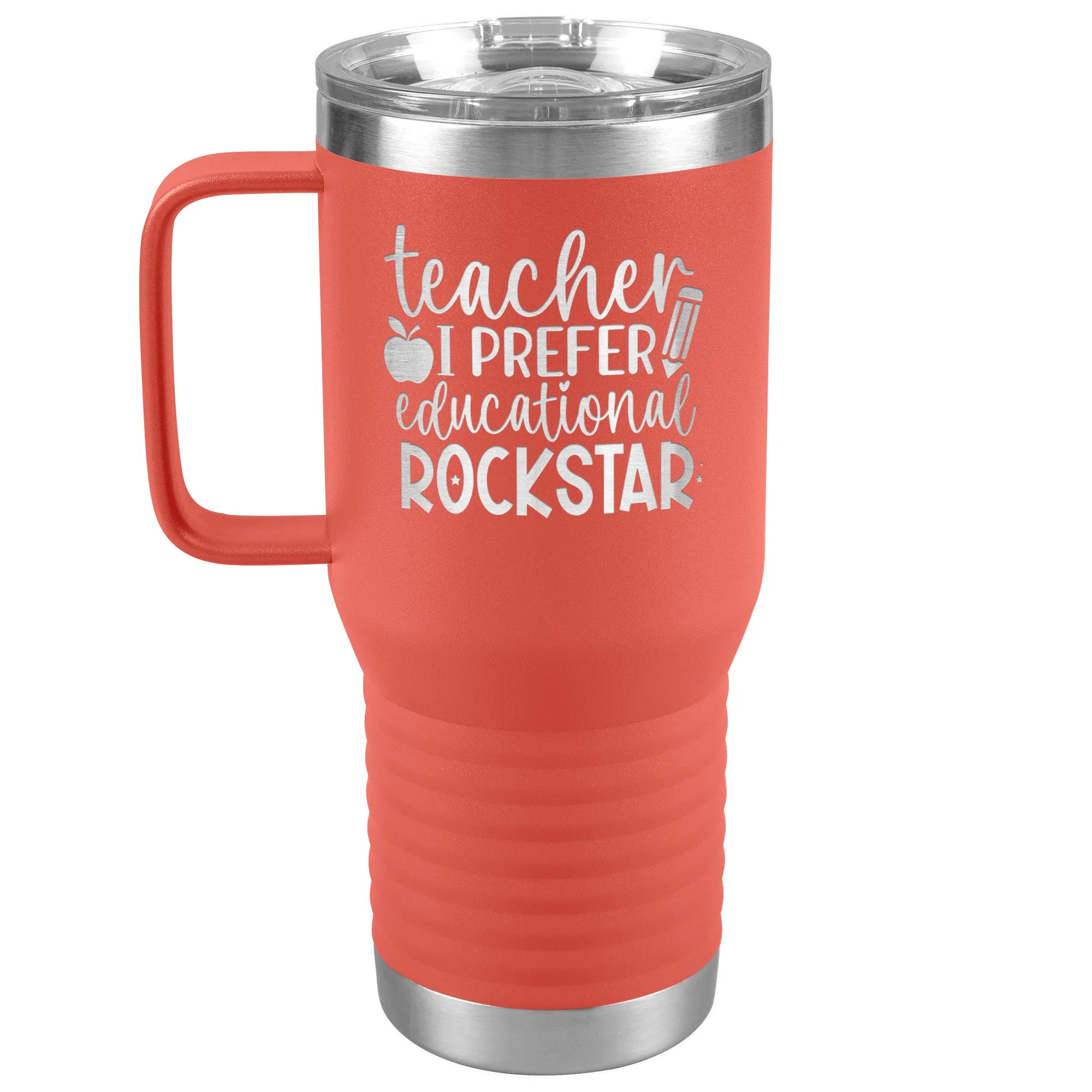 Teacher, Educational Superstar 20oz Tumbler with Handle