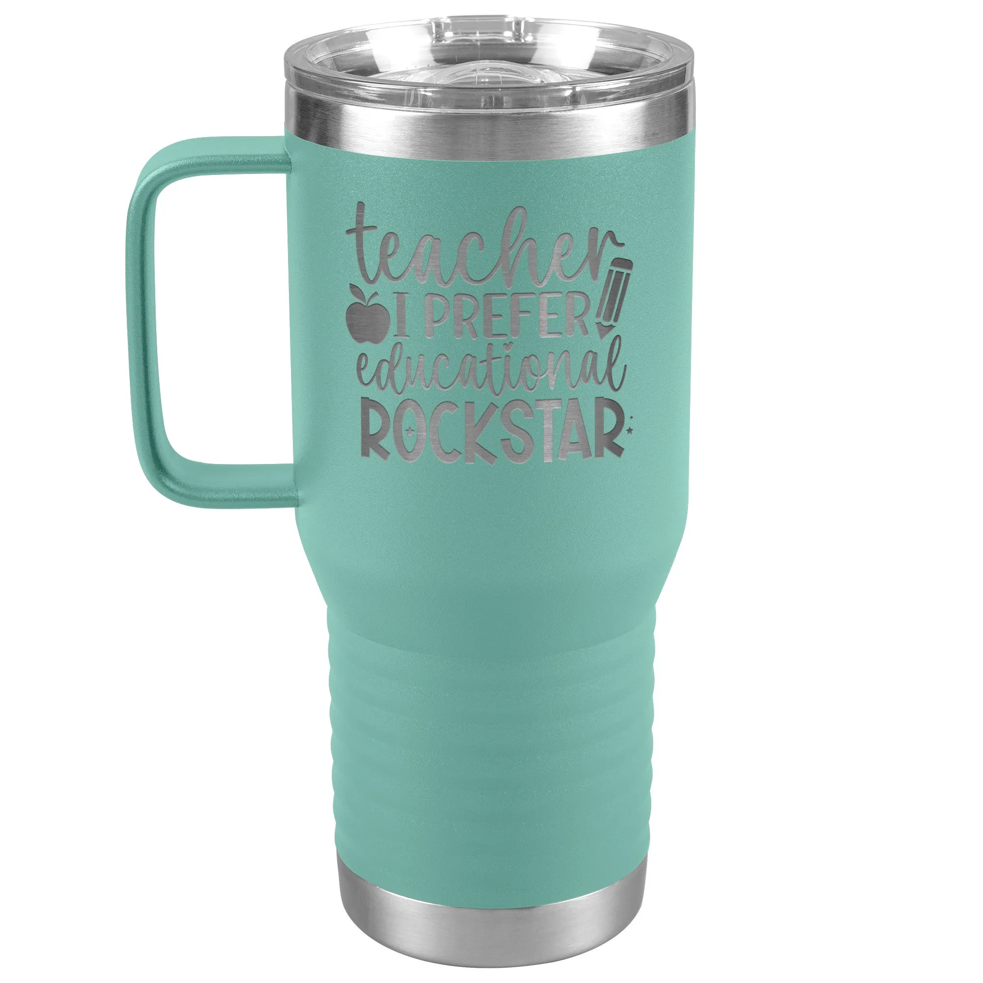 Teacher, Educational Superstar 20oz Tumbler with Handle