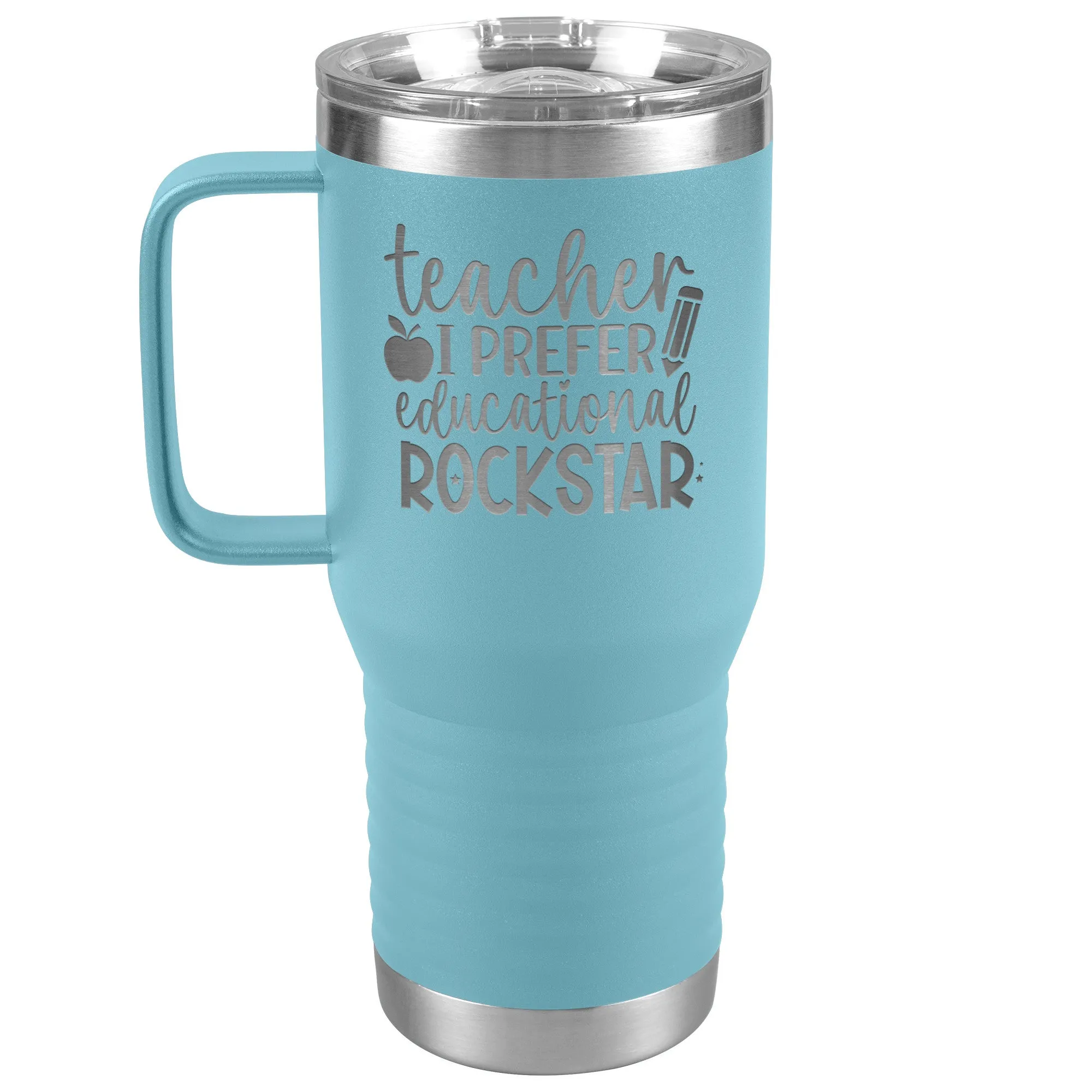 Teacher, Educational Superstar 20oz Tumbler with Handle