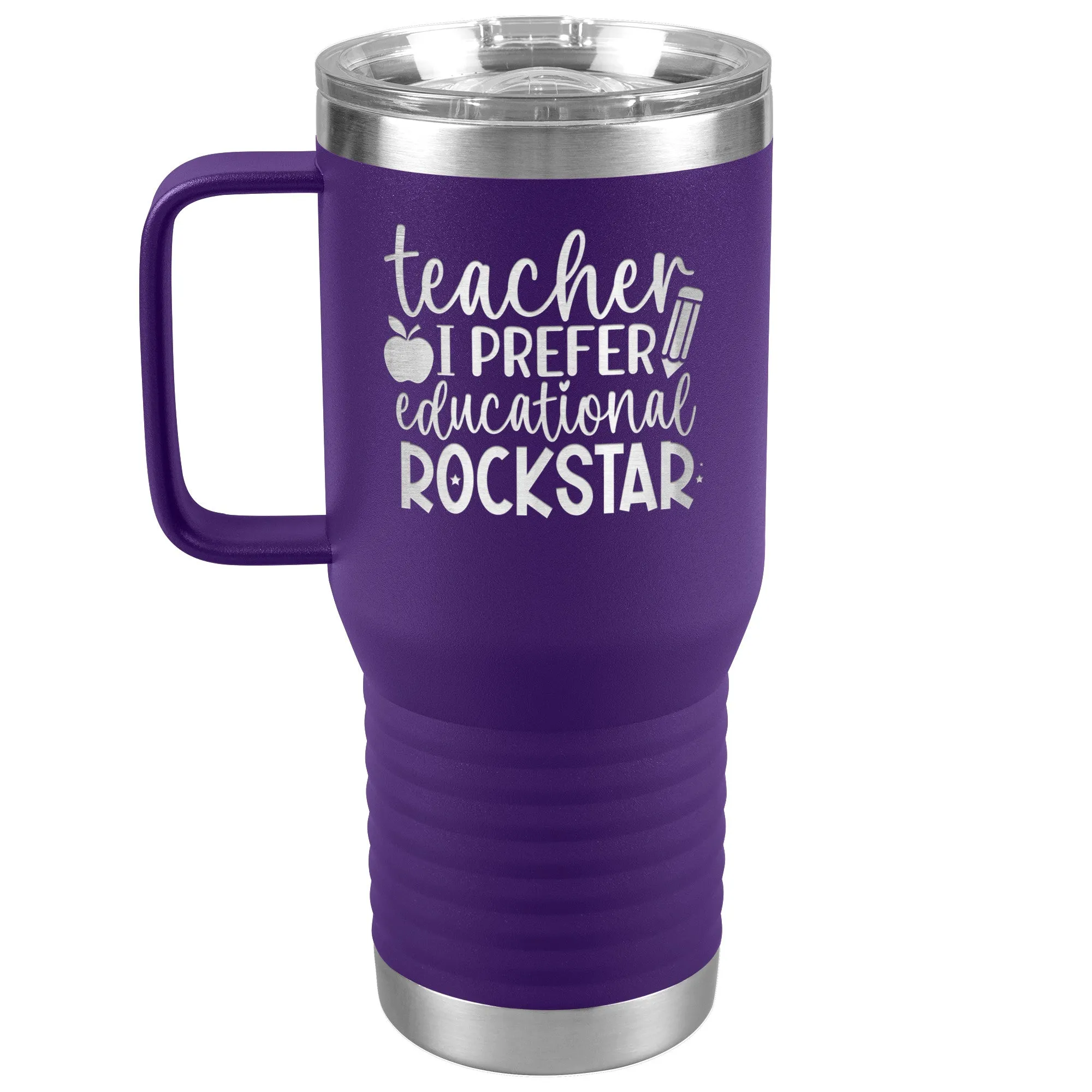 Teacher, Educational Superstar 20oz Tumbler with Handle