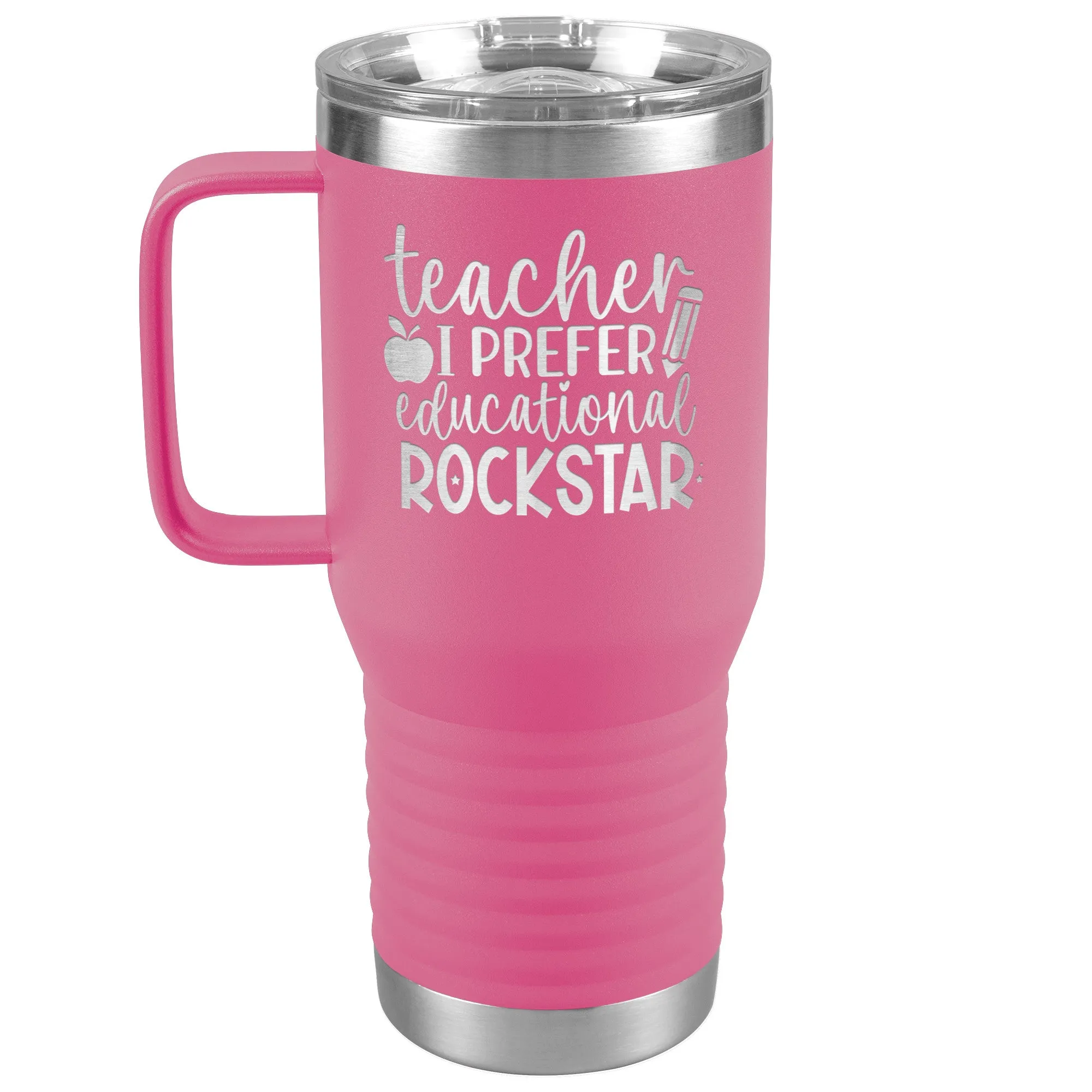 Teacher, Educational Superstar 20oz Tumbler with Handle