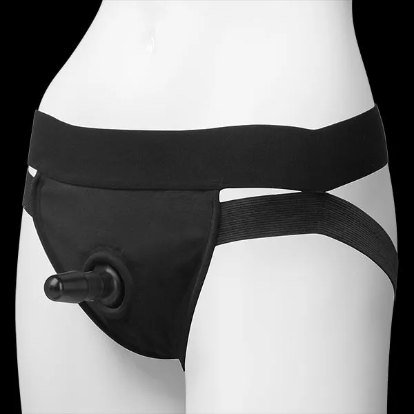 Vac U Lock Dual Strap Panty Harness Black Small