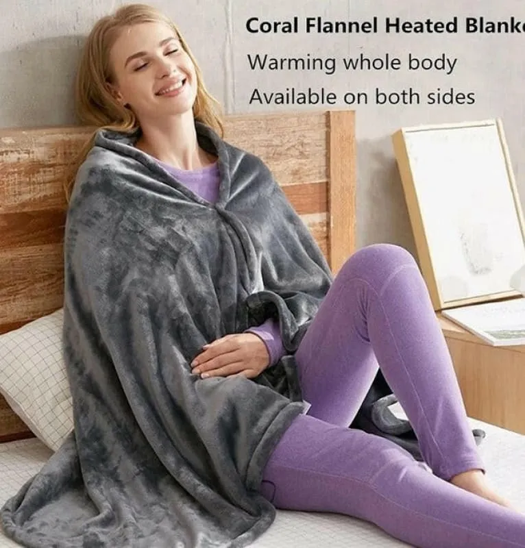 Wearable Heated Blanket with Adjustable Temp and Usb Smart Electric Features